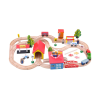 69 Pieces Beech Wood Train Track Set