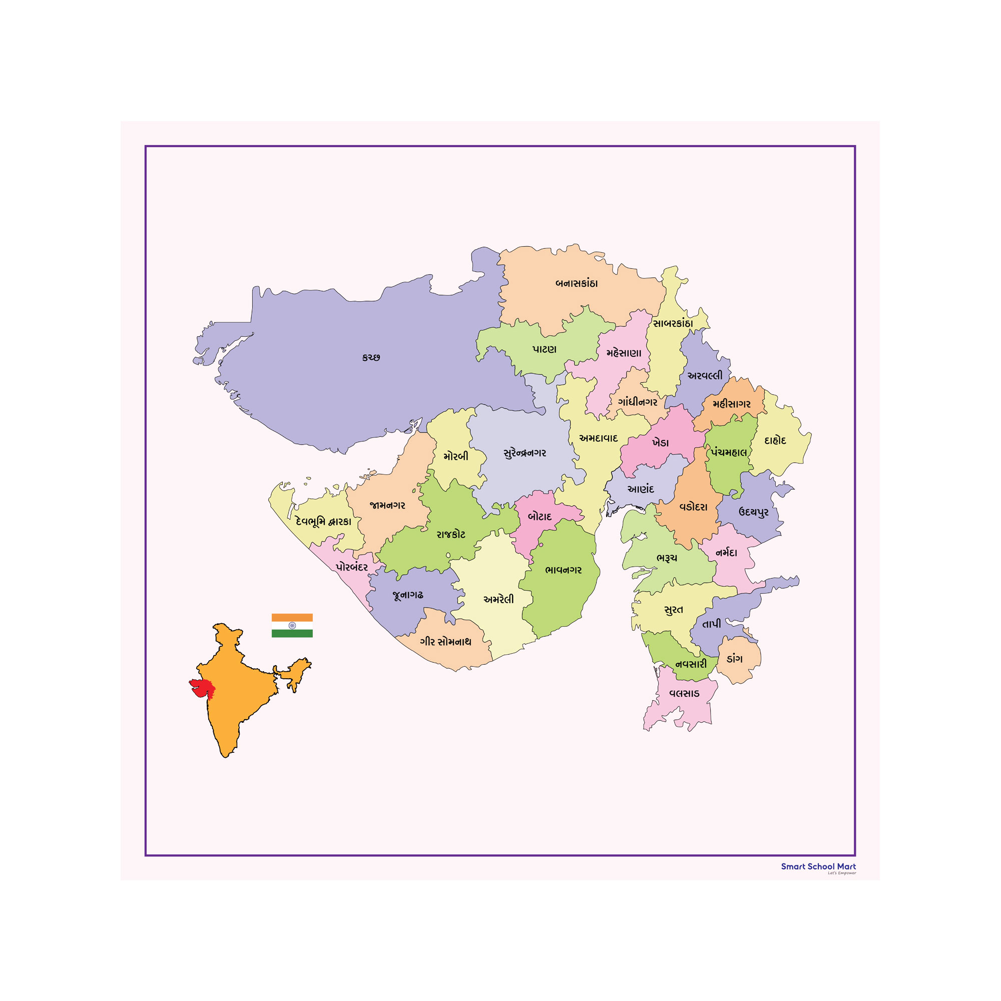 Gujarat Map